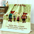 Baby Printed Polyester Mink Blanket